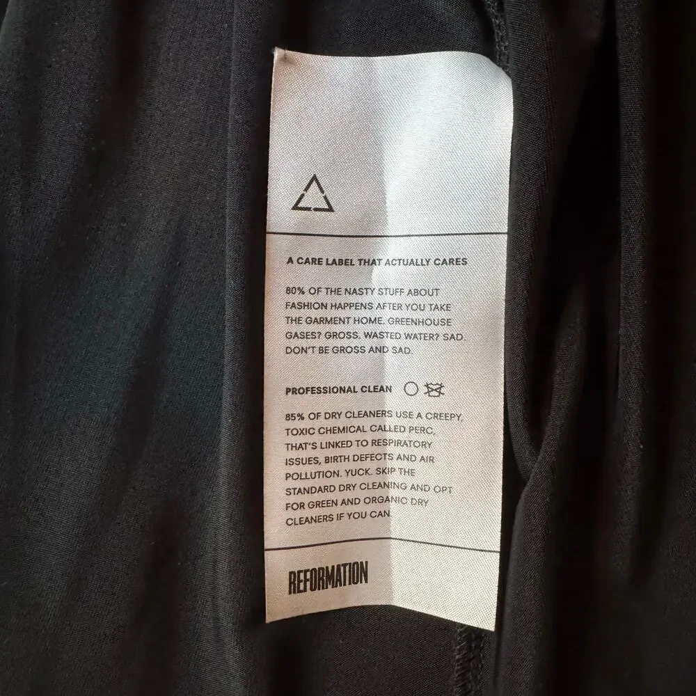 Reformation Adeline Dress Black Size XS - Picture 6 of 7